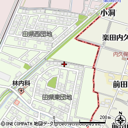 愛知県小牧市久保一色237-73周辺の地図