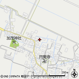 滋賀県高島市安曇川町四津川223周辺の地図