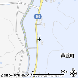 島根県出雲市芦渡町周辺の地図