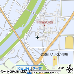 兵庫県朝来市和田山町市御堂88周辺の地図
