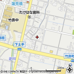 岐阜県羽島市竹鼻町狐穴1701-1周辺の地図