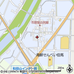 兵庫県朝来市和田山町市御堂93周辺の地図