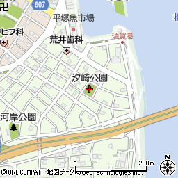 汐崎公園周辺の地図