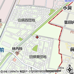 愛知県小牧市久保一色237-34周辺の地図