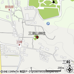 三津山神社周辺の地図