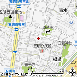 愛知県江南市五明町当光地134周辺の地図