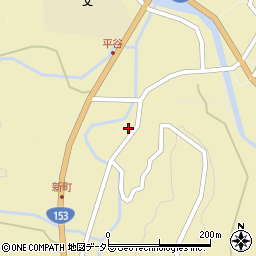 長野県下伊那郡平谷村1280周辺の地図