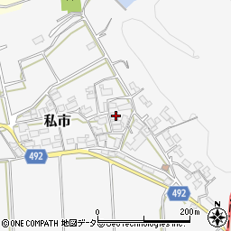 京都府福知山市私市西ケ端74周辺の地図