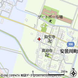 滋賀県高島市安曇川町下小川449-2周辺の地図
