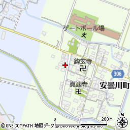 滋賀県高島市安曇川町下小川449周辺の地図