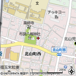 愛知県江南市北山町西142周辺の地図
