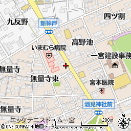 愛知県一宮市今伊勢町本神戸無量寺東20周辺の地図