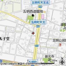 愛知県江南市五明町当光地84周辺の地図