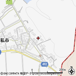 京都府福知山市私市稗田8周辺の地図