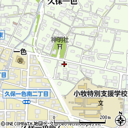 愛知県小牧市久保一色1772周辺の地図