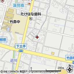岐阜県羽島市竹鼻町狐穴1701-3周辺の地図