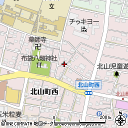 愛知県江南市北山町西238周辺の地図