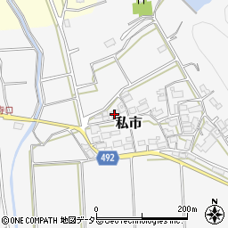 京都府福知山市私市西ケ端27周辺の地図