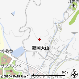 愛知県小牧市篠岡大山周辺の地図