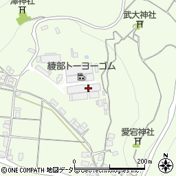 綾部トーヨーゴム株式会社周辺の地図