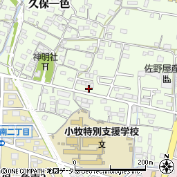 愛知県小牧市久保一色1726周辺の地図