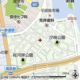 神奈川県平塚市千石河岸周辺の地図