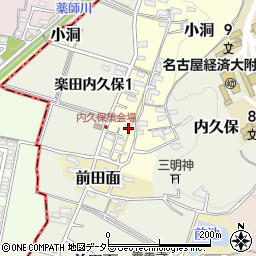 愛知県犬山市小洞25周辺の地図