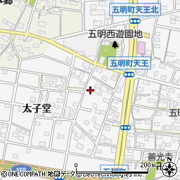 愛知県江南市五明町当光地21周辺の地図