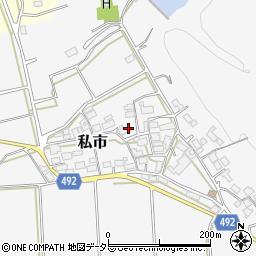 京都府福知山市私市西ケ端48周辺の地図