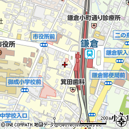 アルス鎌倉御成町周辺の地図