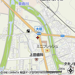 兵庫県朝来市山東町大垣53-2周辺の地図