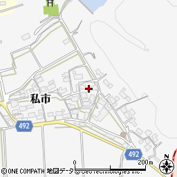 京都府福知山市私市西ケ端69周辺の地図