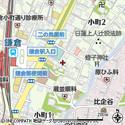 鎌倉スイミングスクール周辺の地図