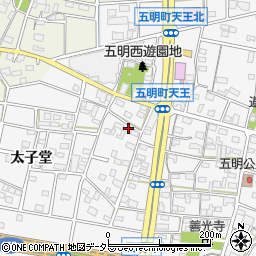 愛知県江南市五明町当光地12周辺の地図