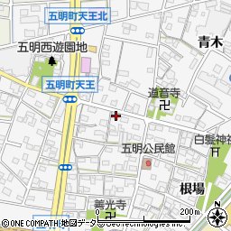 愛知県江南市五明町当光地141周辺の地図