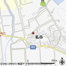 京都府福知山市私市西ケ端25周辺の地図
