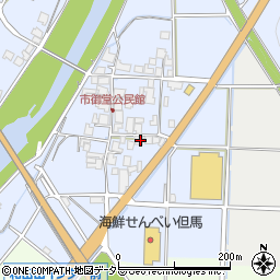 兵庫県朝来市和田山町市御堂112周辺の地図