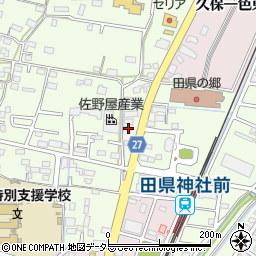 愛知県小牧市久保一色993周辺の地図