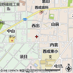 愛知県一宮市春明西出6周辺の地図