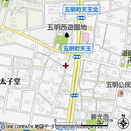 愛知県江南市五明町当光地11周辺の地図