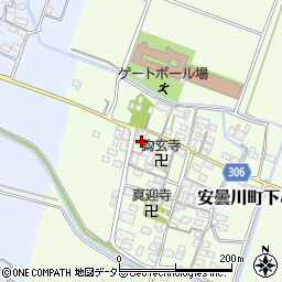滋賀県高島市安曇川町下小川436周辺の地図