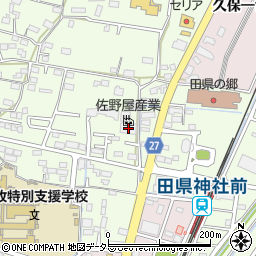 愛知県小牧市久保一色1227周辺の地図
