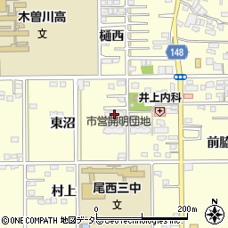 愛知県一宮市開明東沼75周辺の地図