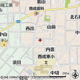 愛知県一宮市春明山前4-2周辺の地図