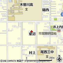 愛知県一宮市開明東沼36周辺の地図