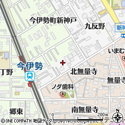 愛知県一宮市今伊勢町新神戸九反野15周辺の地図