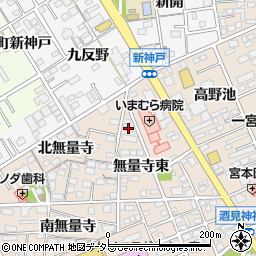 愛知県一宮市今伊勢町本神戸無量寺東13周辺の地図