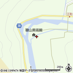 京都府南丹市美山町江和（下黒田）周辺の地図