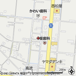 岐阜県羽島市竹鼻町狐穴1035-6周辺の地図