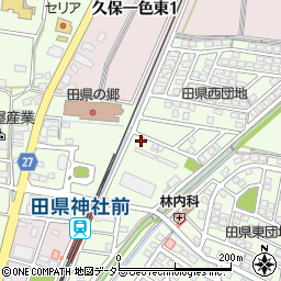 愛知県小牧市久保一色1010-13周辺の地図